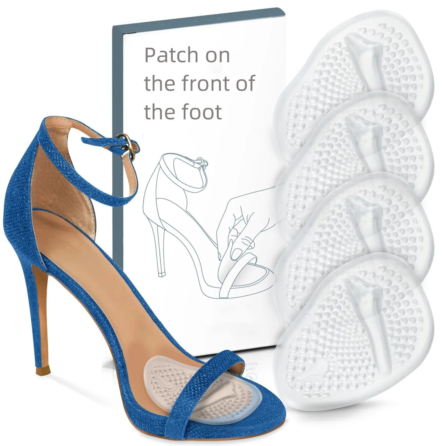 Heel Cushion Pads Silicone Arch Support Gel Pad Custom Insoles Orthotics Heat