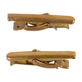 Manufacturer Custom Brass Tie Clip Set Metal Men Cuff Links and Tie Clip for Sale