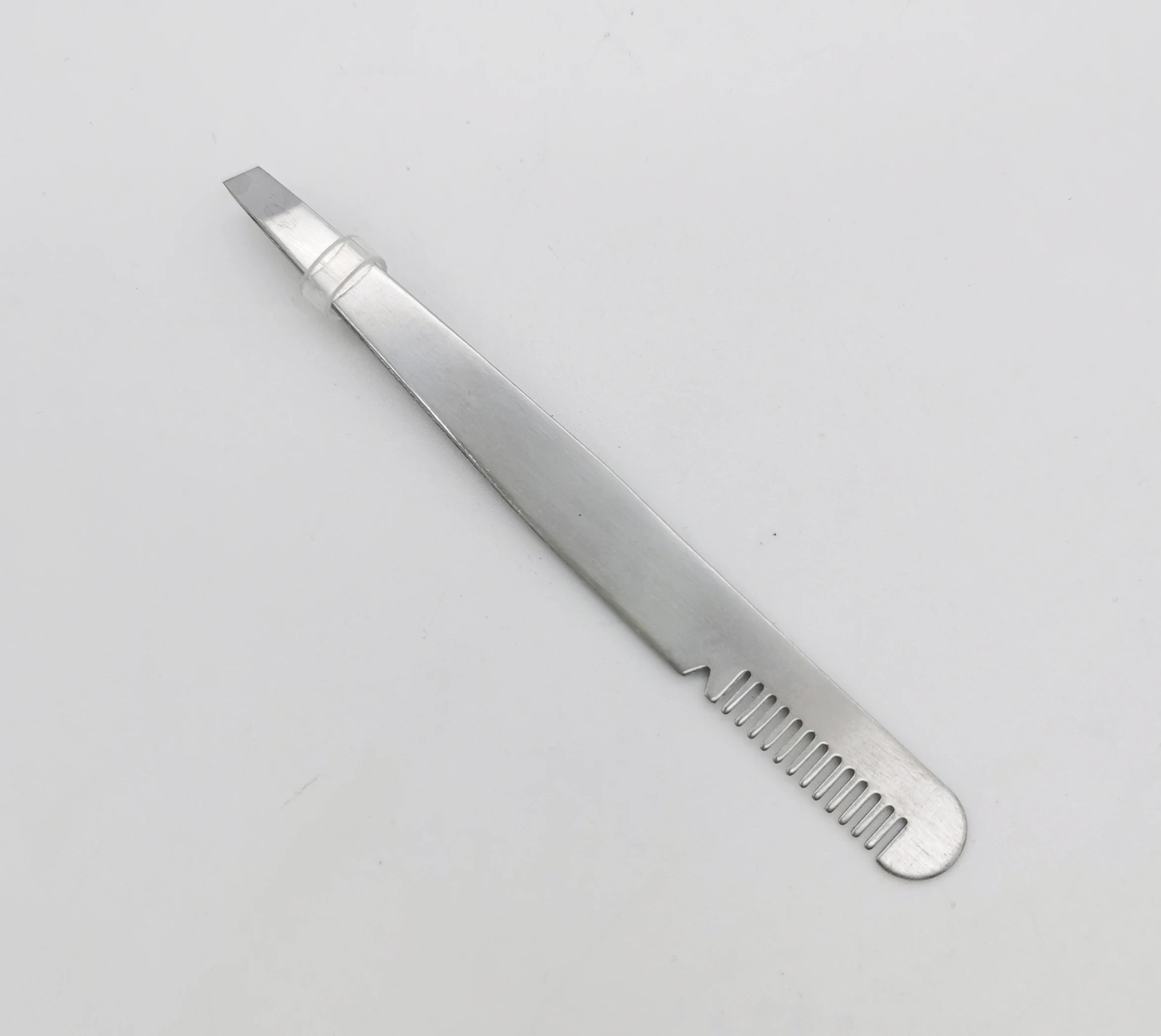 Wholesale Customized Stainless Steel Eyebrow Eyelash Tweezers Low Moq Eyebrow Tweezer With Comb