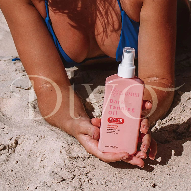Self Tanning Oil Mist Multi Flavor Customizable Cheap Tan Accelerator Tanning Oil
