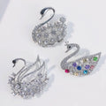 Rhinestone Beads Paving Swan butterfly Flowers Charm Brooches Brooch Pin Women Handmade Pins and Brooch