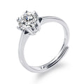 Classic Design 925 Sterling Silver Gemstone Rings Cubic Zirconia Jewelry Gemstone Wedding Ring