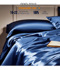 Luxury Silk Bed Sheets 100% Pure Mulberry Silk Bedding Four Pieces Silk Bed Sheet Twice King Queen Size