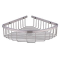 Modern Stainless Steel 304 Durable Chrome Finish Bathroom Corner Shower Caddy Wall-Mounted Shelf