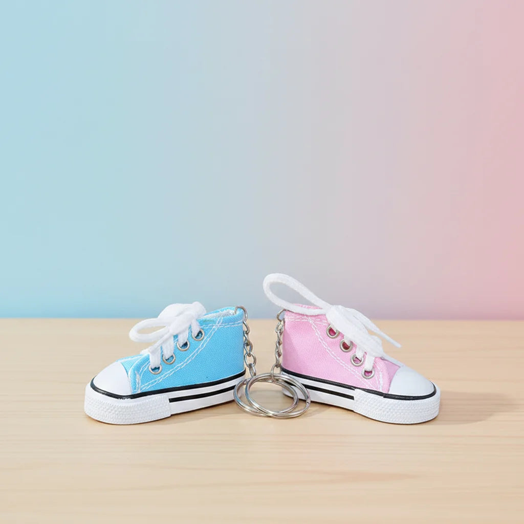 Canvas Shoes Keyring Key Chains New Hot Custom Bulk 3D Cute Cartoon Character Ring 3d Mini Basketball Shoe Keychain