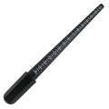 Plastic Ring Size Measuring Stick Ring Mandrel Ring Ruler US Size 2-15 Black