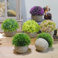 Hot-selling Spherical Bonsai Artificial Mini Mini Artificial Flowers for Crafts Artificial Plants and Flowers with Pots