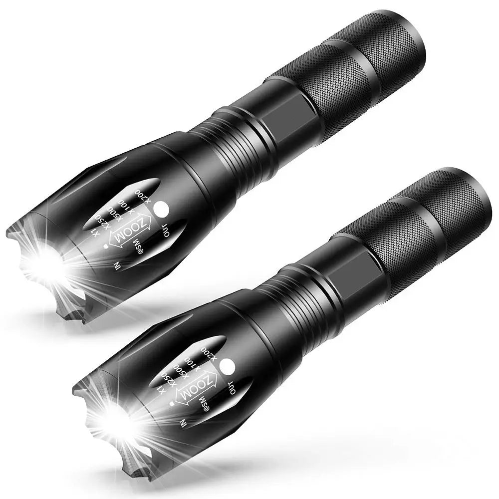 Rechargeable Waterproof Led Flashlight Super Bright Emergency USB Flashlight Portable Handheld LED Tactical Flashlight