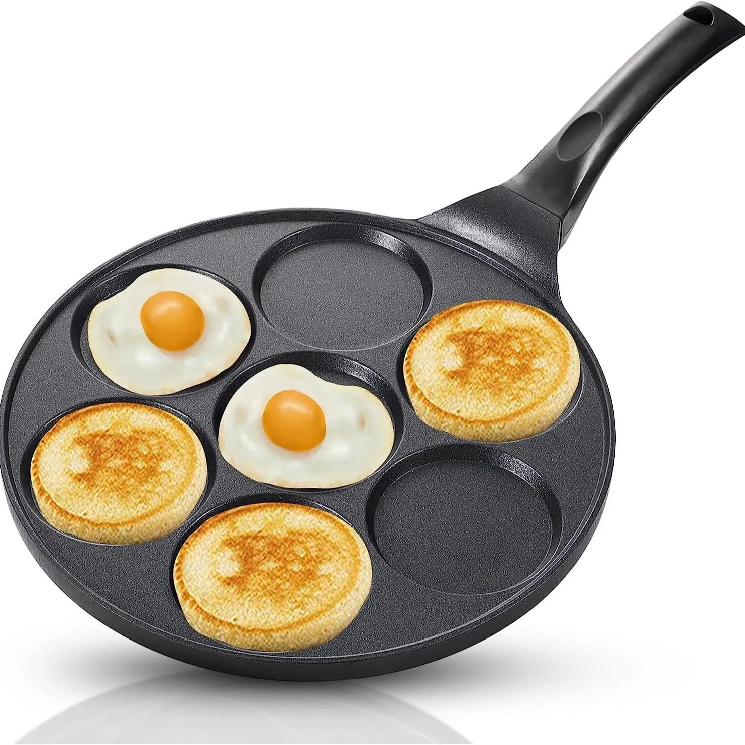 7-Inch Nonstick Mini Pancake and Omelet Pan Egg Cooker and Frying Pan with Bakelite Handle
