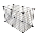 DIY Foldable Iron Pet Playpen Dog Cat Playing Kennel Pet Fence for Small Animals Including Rabbit Customizable Pet Gates & Pens