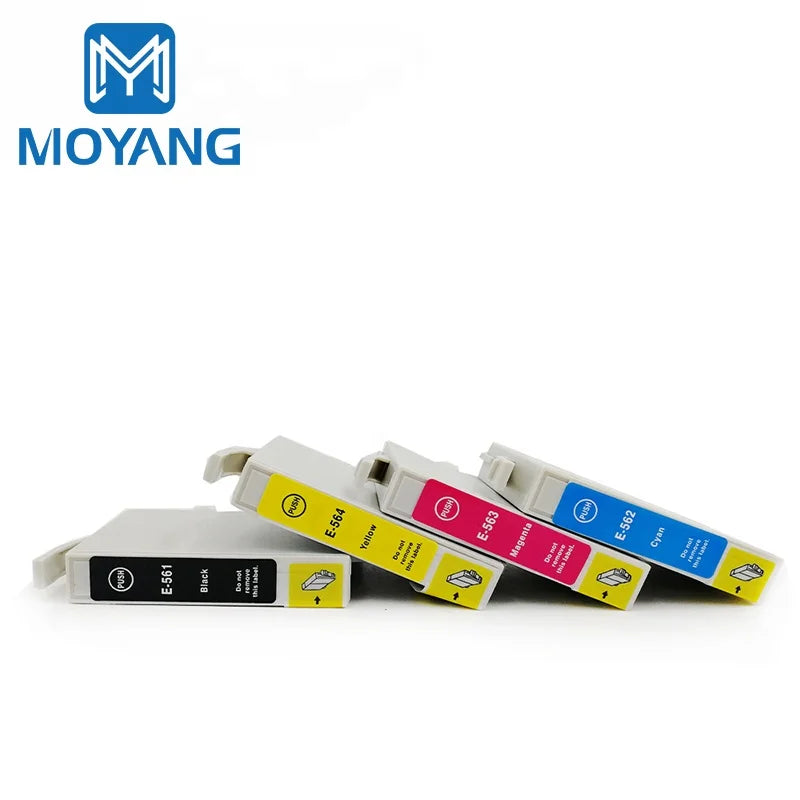 MoYang Compatible for EPSON T0561 T0562 T0563 T0564 Ink Cartridge STYLUS Photo RX430/R250/RX530 Printer T0561-4 Cartridges