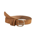 2025 New Fashion Vintage Point Rivets Design Alloy Pin Buckle Camel Black PU Leather Suede Belts for Women Customizable Color