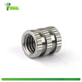 Brass Threaded Insert M3 M4 Solid Brass Thread Injection Molding Knurl Embedded Insert Nut Nutsert for 3D Printer Hot Melt Glue
