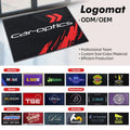 Outdoor Front Door Mat Floor Commercial Rubber Personalised Carpet Full Non-slip Custom Carpet with logo