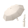 Fully Automatic UV Protection Folding Sun Umbrella with Buckles Wholesale for Sunny and Rainy Days