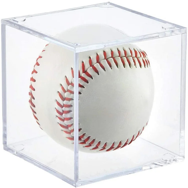 Acrylic Baseball Storage Box Tennis Acrylic square Transparent Display Box Baseball Collection Dustproof Display Box