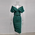 Custom Dress Manufacturer One Shoulder Mini Dress With Belts Women Skirts
