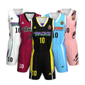 2024 Quicky Dry Breathable Women Basketball Uniform Free Custom Design Team Basketball Jersey Set