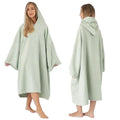 Quick-Drying Disposable Microfiber Polyester Surf Hooded Poncho Beach Towel for Adults Sand Control Feature