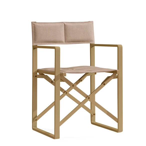 Project Customized Outdoor Beach Wooden Deck Chair Metal Directors Chair Teak Sun Deck Chairs