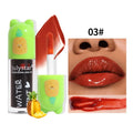 Hot Selling Mineral Liquid Lip Tint Moisturizing Long Lasting Waterproof Water Glossy Lip Gloss Non-Stick Glass Cup 3pcs