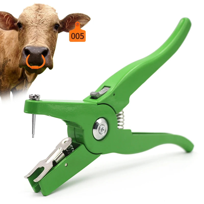 Animal Pig Cattle Sheep Ear Tag Pliers Tools Ear Tag Applicators Aluminum Alloy Veterinary Ear Tag Pliers