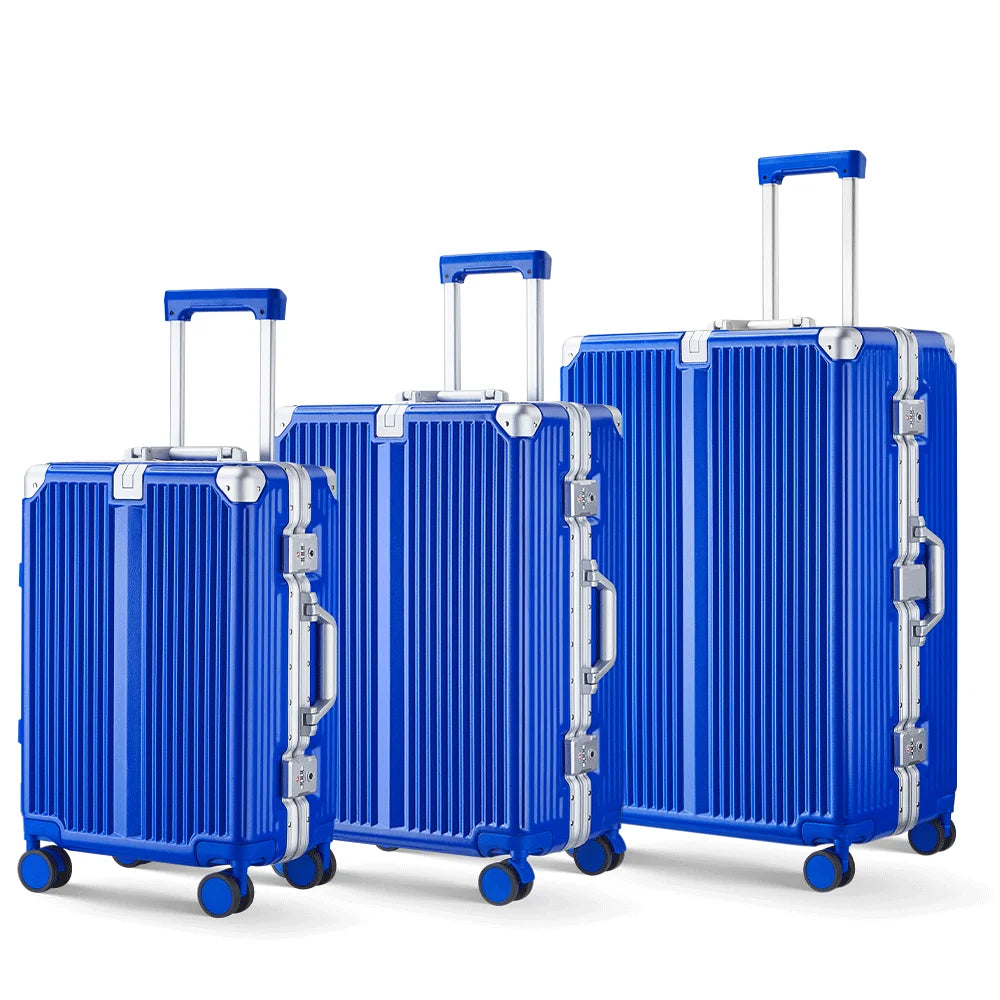 20 22 24 26 28 Inch Zipperless Suitcase Luggage Custom Waterproof Hard Shell Pc 3 Pieces Travel Trolley Suitcases Luggage Set