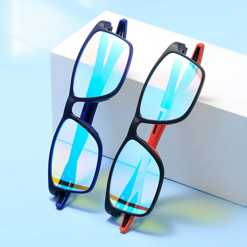Custom Logo Wholesale Men Women Color Weakness Corrective Glasses TR90 Frame Red-green Colorblind Glasses