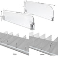 Hookei Magnetic Supermarket Display PET Shelf Divider Separators Divider for Retail Shop