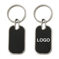 Custom Hotel Key Tag Number Keychain Black Metal Room ID Plate Bulk