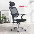 Ergonomic Design Waist Support Mesh Chair Lift Reclining Staff Office Chair with Armrests