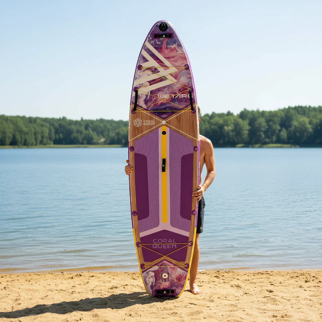 EU Dropshipping High Quality Inflatable Paddle Surf Board 450LBS PVC Material Portable Durable with Pump for Unisex Use
