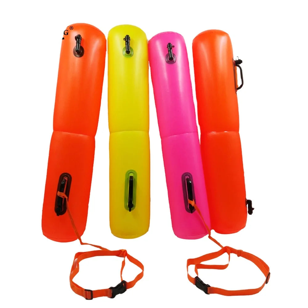 PVC Material Swimming Buoy Trailer Inflatable Float Open Water Swimming Safety Buoy