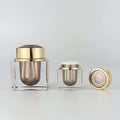 15g 30g 50g Guaranteed Quality Acrylic & PP Gold Lid Unique Skin Care Packaging Empty Cosmetic Jars Eye Cream Lotion Cream