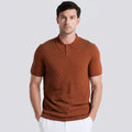 Ready Ship Men's Summer Beachwear Cotton Spandex Golf T-Shirt Short Sleeve Solid Color for Polo Shirt Made Terry Cloth Knit