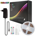 5m Kit RGBWC RGBCCT COB LED Strip Light 24V High Brightness RGBW Smart Indoor Room Decor 3-Year Warranty 12MM RGB LED Strip Set