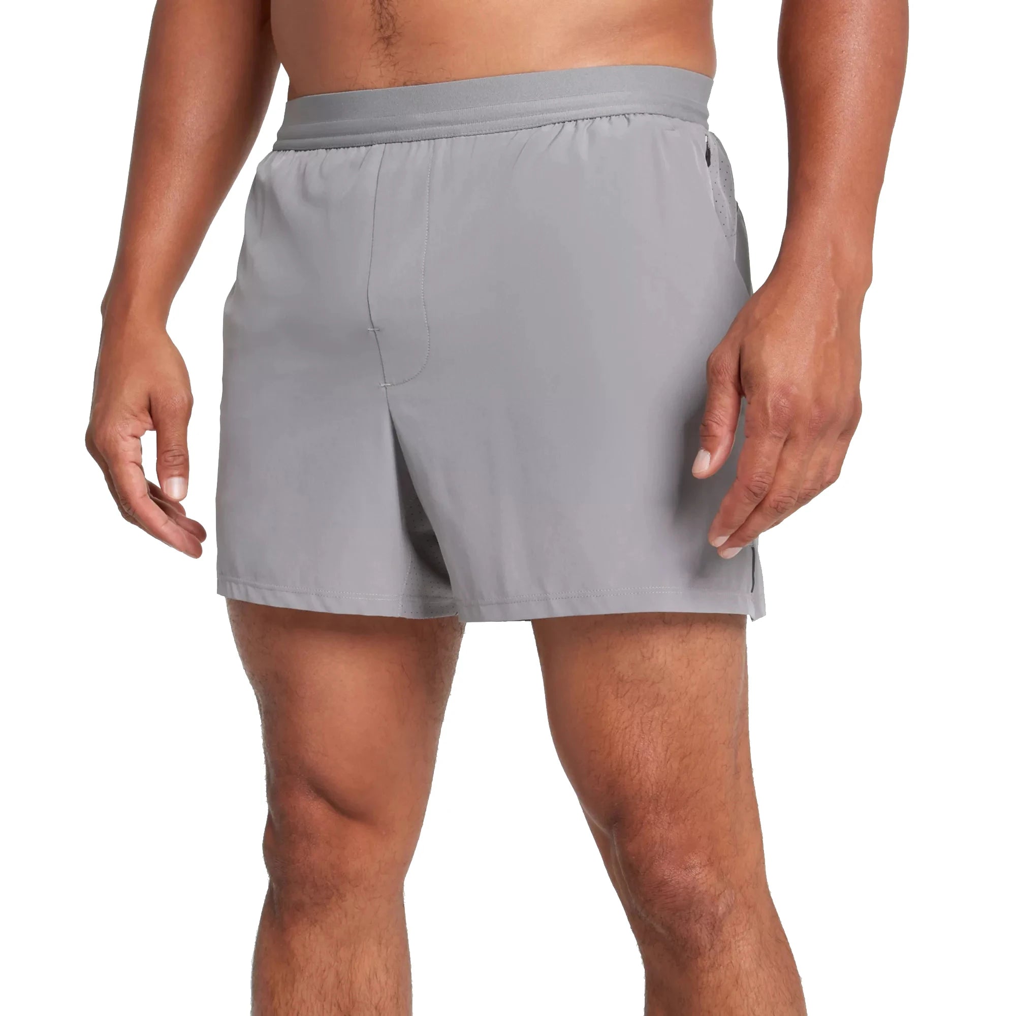 Men Relax Fit Expose Elastic Waistband 5" Shorts Running Boxer Liner Shorts