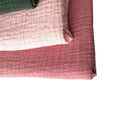 Double Gauze Cotton Crepe Fabric Soft Gauze Muslin Fabric Organic Cotton Double Layer Gauze Muslin Crinkle Fabric