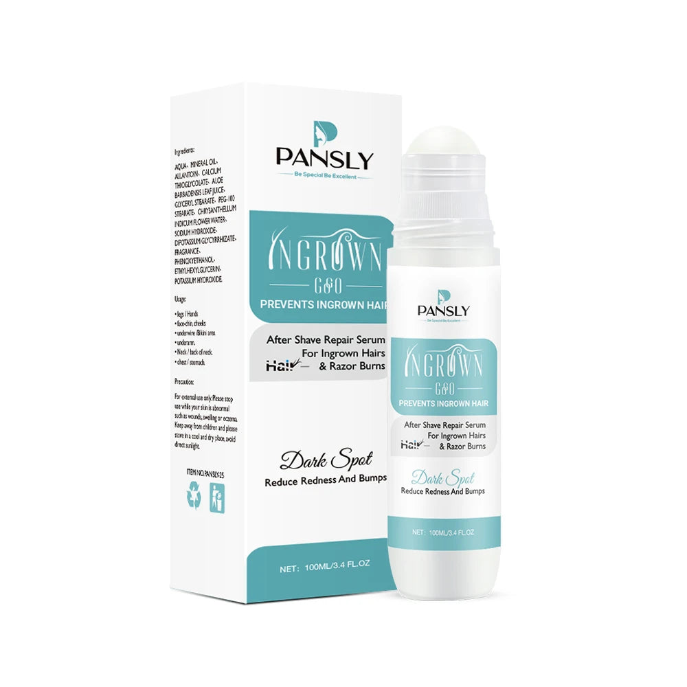 Private Label Razor Bump Serum for Body New Ingrown Hair Prevention and Dark Spot Correction Liquid Form
