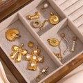 18K PVD Gold Plated Stainless Steel DIY Jewelry Accessories Waterproof Non-Tarnish Pendant Charms for Children's Fashion Jewelry