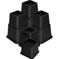 Heavy Duty Adjustable Bed Furniture Risers 3 5 or 8 Inch Plastic Risers for Beds and Sofa for Chair in Kitchen Use