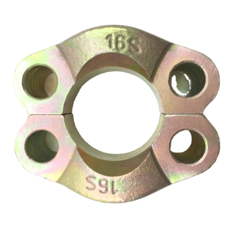 SALNYA Carbon Steel High Pressure 3000psi Forged Zinc Plated Hydraulic Hose End Joint SAE Split Flange Clamp NPT/G/BSP Thread