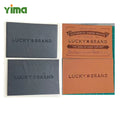 China Factory Leather Label for Bags & Garments Laser Cut Edge Eco-Friendly Custom OEM Service