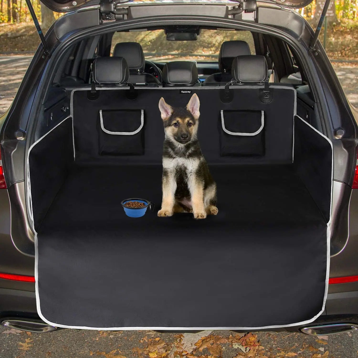 Factory Wholesale Trunk Seat Cover SUV Cargo Liner for Dog Car Seat Cover Blanket With Side Protection for Cars