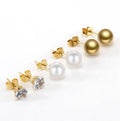 Jachon Custom Latest Small Stud Earrings Drop Earrings for Women Fashion Diamond Stud Earrings Jewelry for Women Girls