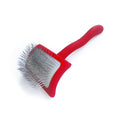 Baoli Pet Wooden Slicker Brush Long Soft Pin Medium Grooming Dog Slicker Brush Curved Back Dog Tangles Cepillo Perro Dog Pet