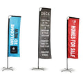 Rectangular Flags Advertising Exhibition 0utdoor Beach Flag Promotional Feather Flags