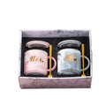 Back to School Print Lovers Ceramic Mug Gift Set for Tea and Coffee