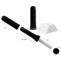 Black White Color Blank Nasal Inhaler Sticks Essential Oil Aromatherapy Nasal Inhaler Tube Empty Blank Nasal Inhaler Packaging