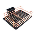 Wireking Three-Layer Standing Type Aluminum Dish Rack with Large Storage Kitchen Cabinet Organizer and Dish Draining